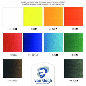 ΣΕΤ ΛΑΔΙΑ VAN GOGH ΣΕ ΞΥΛΙΝΗ ΚΑΣΕΤΙΝΑ 10x40ml BASIC BOX
