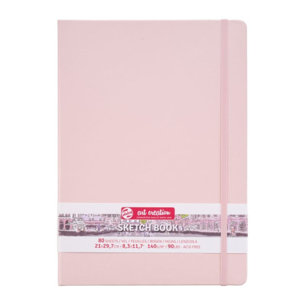 ΜΠΛΟΚ ΣΧΕΔΙΟΥ 21x30 Pink ΜΕ ΛΑΣΤΙΧΟ ART CREATION 140g 80 ΦΥΛΛΑ