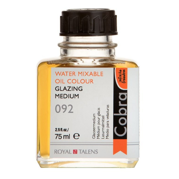 GLAZING MEDIUM 75ml ΓΙΑ ΛΑΔΙ ΖΩΓΡΑΦΙΚΗΣ COBRA WATER MIXABLE