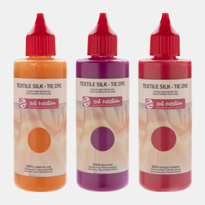 ΣΕΤ ΧΡΩΜΑΤΑ ΓΙΑ ΥΦΑΣΜΑ TIE DYE WITH TEXTILE SILK Pink 3x85ml ΣΕΤ ΧΡΩΜΑΤΑ ΓΙΑ ΥΦΑΣΜΑ TIE DYE WITH TEXTILE SILK Pink 3x85ml