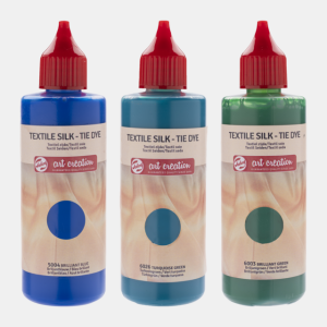 ΣΕΤ ΧΡΩΜΑΤΑ ΓΙΑ ΥΦΑΣΜΑ TIE DYE WITH TEXTILE SILK Blue 3x85ml ΣΕΤ ΧΡΩΜΑΤΑ ΓΙΑ ΥΦΑΣΜΑ TIE DYE WITH TEXTILE SILK Blue 3x85ml