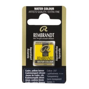 ΠΑΣΤΙΛΙΕΣ ΑΚΟΥΑΡΕΛΑΣ REMBRANDT S3 207 Cadmium Yellow Lemon