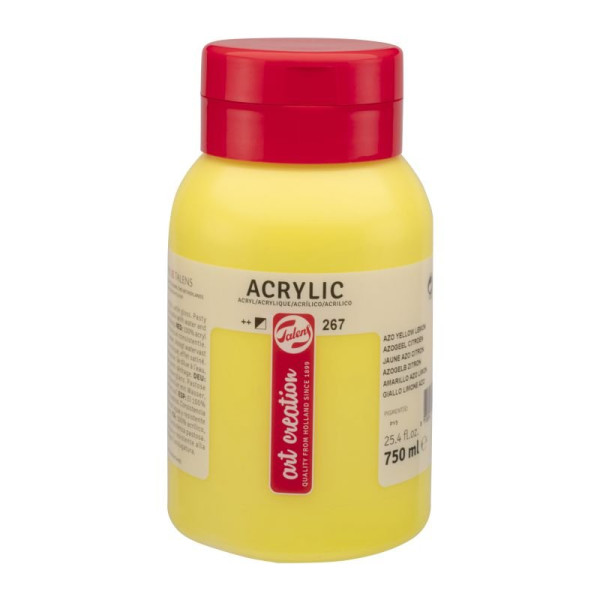 ΑΚΡΥΛΙΚΟ ΧΡΩΜΑ ART CREATION 750ml 267 Azo Yellow Lemon