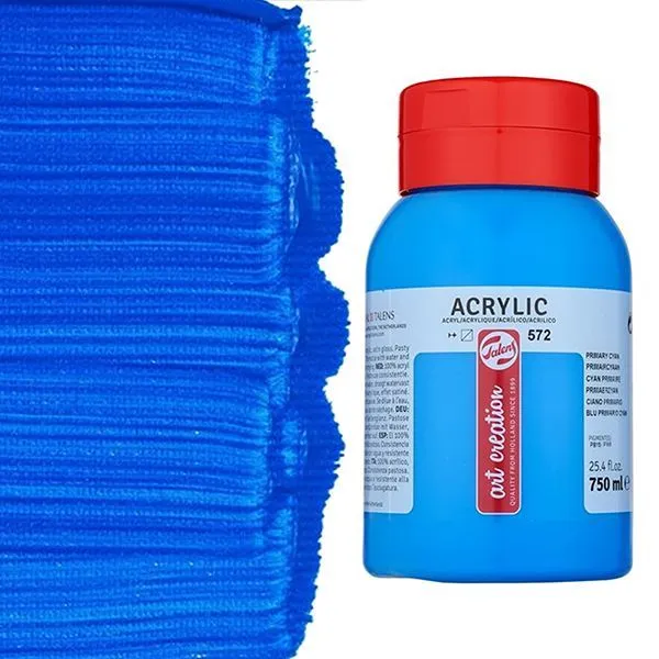 ΑΚΡΥΛΙΚΟ ΧΡΩΜΑ ART CREATION 750ml 572 Primary Cyan