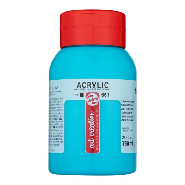 ΑΚΡΥΛΙΚΟ ΧΡΩΜΑ ART CREATION 750ml 661 Turquoise Green