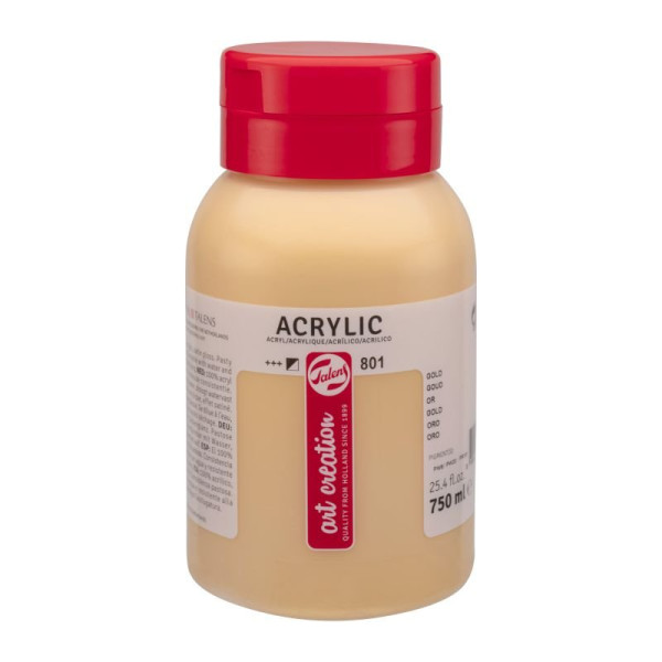 ΑΚΡΥΛΙΚΟ ΧΡΩΜΑ ART CREATION 750ml 801 Gold