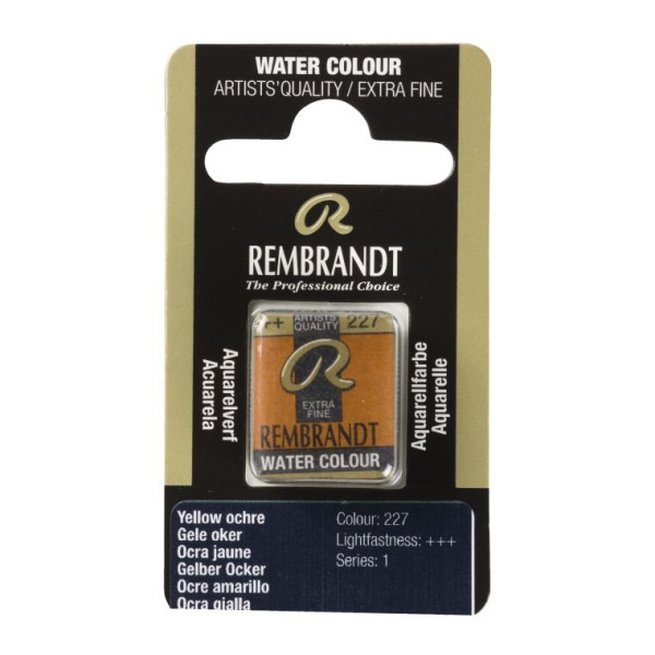 ΠΑΣΤΙΛΙΕΣ ΑΚΟΥΑΡΕΛΑΣ REMBRANDT S1 227 Yellow Ochre