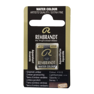 ΠΑΣΤΙΛΙΕΣ ΑΚΟΥΑΡΕΛΑΣ REMBRANDT S1 410 Greenish Umber