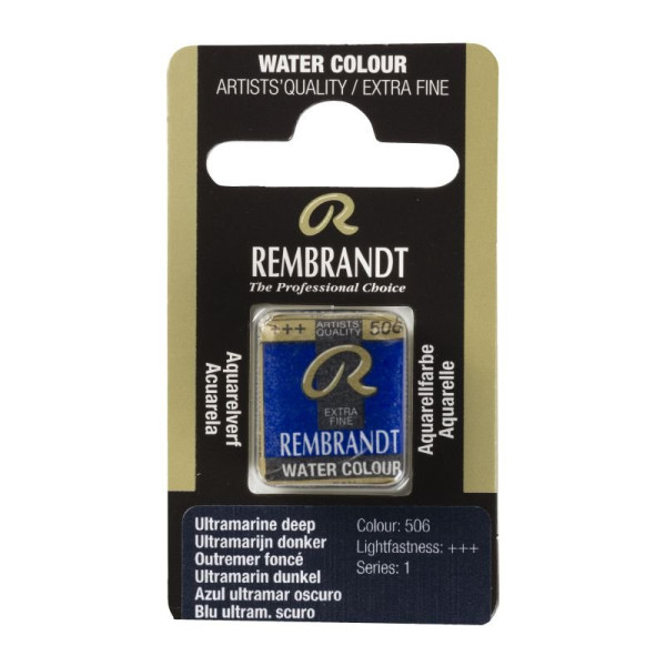 ΠΑΣΤΙΛΙΕΣ ΑΚΟΥΑΡΕΛΑΣ REMBRANDT S1 506 Ultramarine Deep