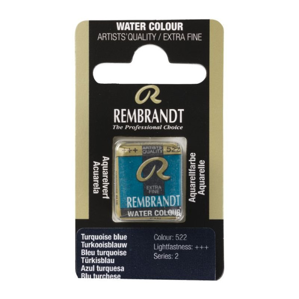 ΠΑΣΤΙΛΙΕΣ ΑΚΟΥΑΡΕΛΑΣ REMBRANDT S2 522 Turquoise Blue