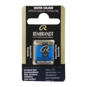 ΠΑΣΤΙΛΙΕΣ ΑΚΟΥΑΡΕΛΑΣ REMBRANDT S3 534 Cerulean Blue