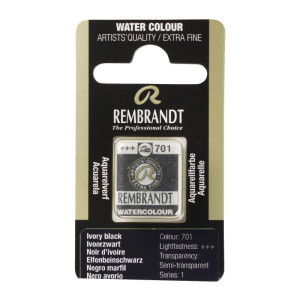 ΠΑΣΤΙΛΙΕΣ ΑΚΟΥΑΡΕΛΑΣ REMBRANDT S1 701 Ivory Black