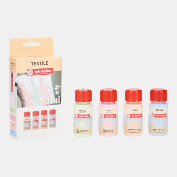 ΣΕΤ ΧΡΩΜΑΤΑ ΓΙΑ ΥΦΑΣΜΑ TEXTILE Pastel 4x50ml
