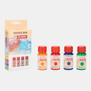 ΣΕΤ ΧΡΩΜΑΤΑ ΓΙΑ ΥΦΑΣΜΑ TEXTILE SILK Basic 4x50ml ΣΕΤ ΧΡΩΜΑΤΑ ΓΙΑ ΥΦΑΣΜΑ TEXTILE SILK Basic 4x50ml