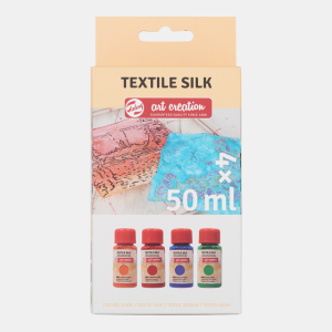 ΣΕΤ ΧΡΩΜΑΤΑ ΓΙΑ ΥΦΑΣΜΑ TEXTILE SILK Basic 4x50ml ΣΕΤ ΧΡΩΜΑΤΑ ΓΙΑ ΥΦΑΣΜΑ TEXTILE SILK Basic 4x50ml
