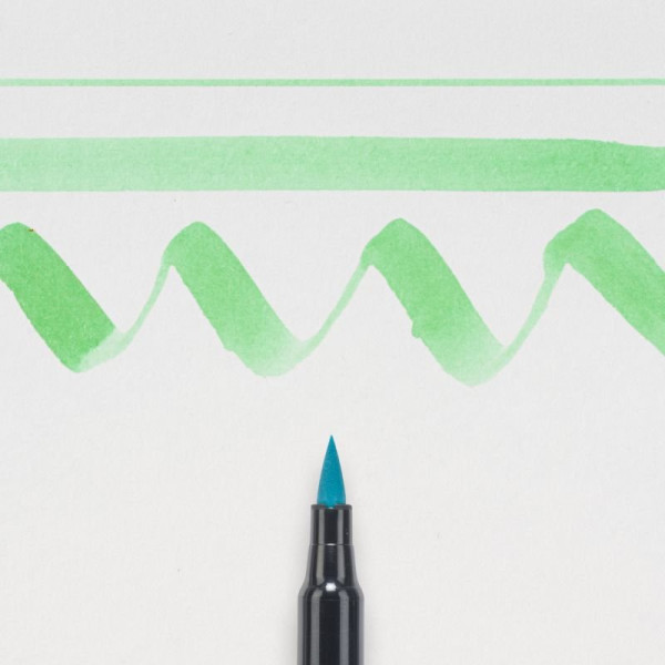 ΜΑΡΚΑΔΟΡΟΣ BRUSH PEN PEACOCK GREEN SAKURA KOI COLOUR