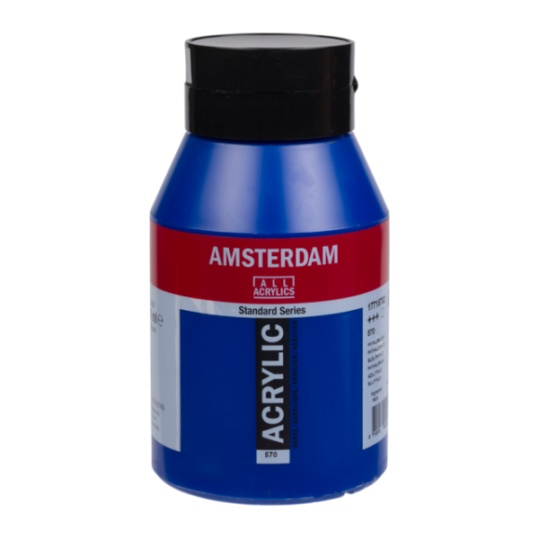 ΑΚΡΥΛΙΚΟ AMSTERDAM 1L No.570 Phthalo Blue