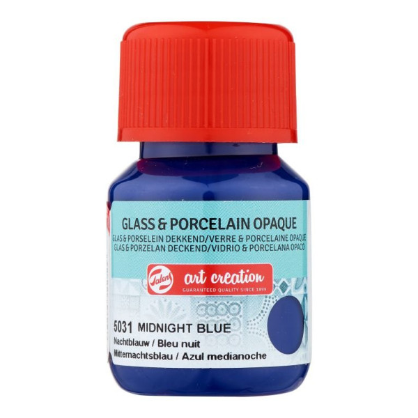 ΧΡΩΜΑ ΓΙΑ ΓΥΑΛΙ & ΠΟΡΣΕΛΑΝΗ ART CREATION OPAQUE 30ML 5031 MIDNIGHT BLUE
