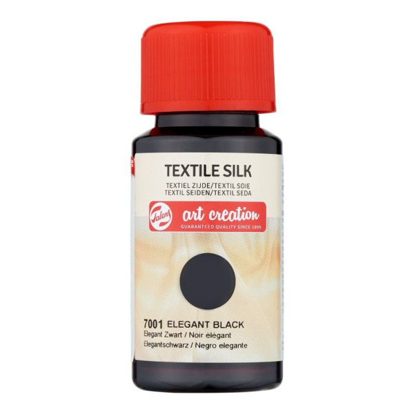 ΧΡΩΜΑ ΥΦΑΣΜΑΤΟΣ SILK ART CREATION 50ML 7001 ELEGANT BLACK
