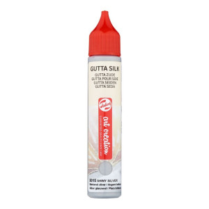ΠΕΡΙΓΡΑΜΜΑ TEXTILE GUTTA SILK 28ml SHINY SILVER ART CREATION TALENS