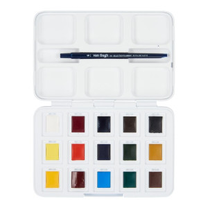 WATERCOLOUR POCKET BOX VAN GOGH ΣΕ ΠΑΣΤΙΛΙΕΣ 12+3 ΤΕΜ