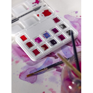 WATERCOLOUR POCKET BOX VAN GOGH ΣΕ ΠΑΣΤΙΛΙΕΣ 12ΤΕΜ Pinks & Violets