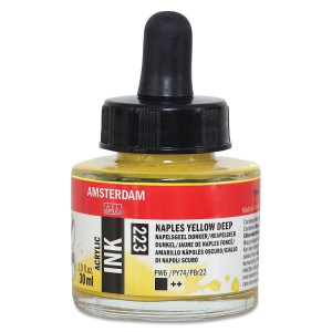 ΜΕΛΑΝΙ INK AMSTERDAM 30ml 223 NAPLES YELLOW DEEP ΜΕΛΑΝΙ INK AMSTERDAM 30ml 223 NAPLES YELLOW DEEP
