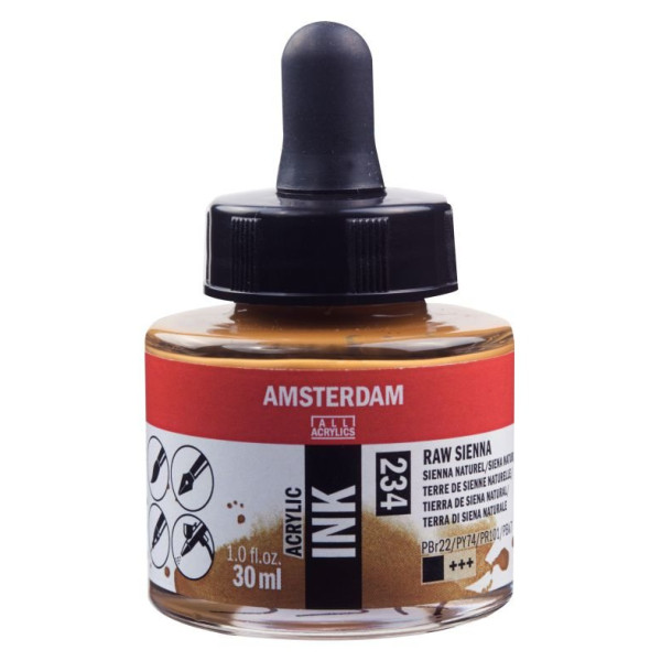 ΜΕΛΑΝΙ INK AMSTERDAM 30ml 234 RAW SIENNA