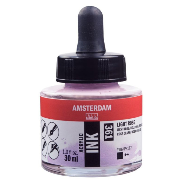 ΜΕΛΑΝΙ INK AMSTERDAM 30ml 361 LIGHT ROSE