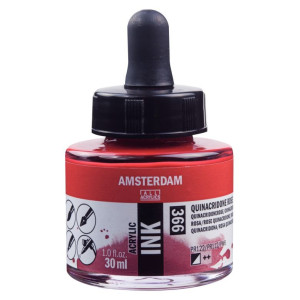 ΜΕΛΑΝΙ INK AMSTERDAM 30ml 366 QUINAROSE
