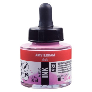 ΜΕΛΑΝΙ INK AMSTERDAM 30ml 385 QUINACRIDONE ROSE LIGHT