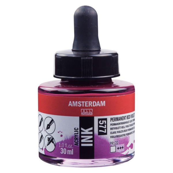 ΜΕΛΑΝΙ INK AMSTERDAM 30ml 577 PERMANENT RED VIOLET