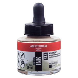 ΜΕΛΑΝΙ INK AMSTERDAM 30ml 718 WARM GREY