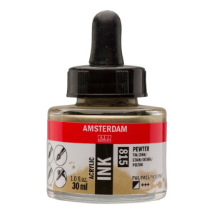 ΜΕΛΑΝΙ INK AMSTERDAM 30ml 815 PEWTER