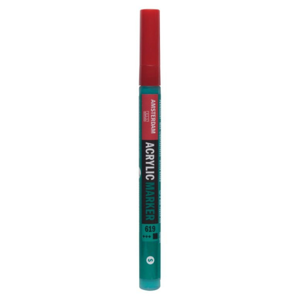 ΜΑΡΚΑΔΟΡΟΣ ΑΚΡΥΛΙΚΟΣ AMSTERDAM 2mm 619 Permanent Green Deep SW