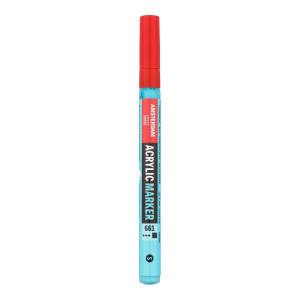 ΜΑΡΚΑΔΟΡΟΣ ΑΚΡΥΛΙΚΟΣ AMSTERDAM 2mm 661 Turquoise Green SW