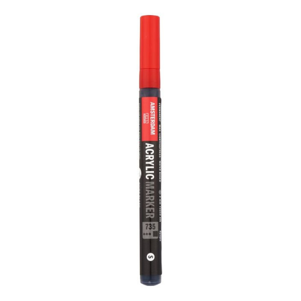 ΜΑΡΚΑΔΟΡΟΣ ΑΚΡΥΛΙΚΟΣ AMSTERDAM 2mm 735 Oxide Black SW