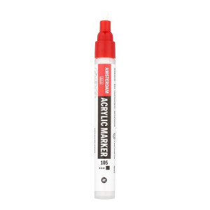 ΜΑΡΚΑΔΟΡΟΣ ΑΚΡΥΛΙΚΟΣ AMSTERDAM 4mm 105 Titanium White SW
