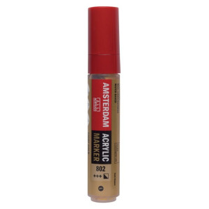 ΜΑΡΚΑΔΟΡΟΣ ΑΚΡΥΛΙΚΟΣ AMSTERDAM 15mm 802 Light Gold SW