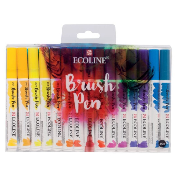 ΣΕΤ ECOLINE ROYAL BRUSHPEN 30ΤΕΜ TALENS