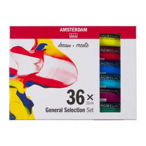ΣΕΤ ΑΚΡΥΛΙΚΑ AMSTERDAM 36x20ml General selection set