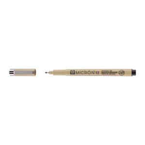 ΜΑΡΚΑΔΟΡΟΣ SAKURA MICRON 12 ΜΑΥΡΟ PIGMA