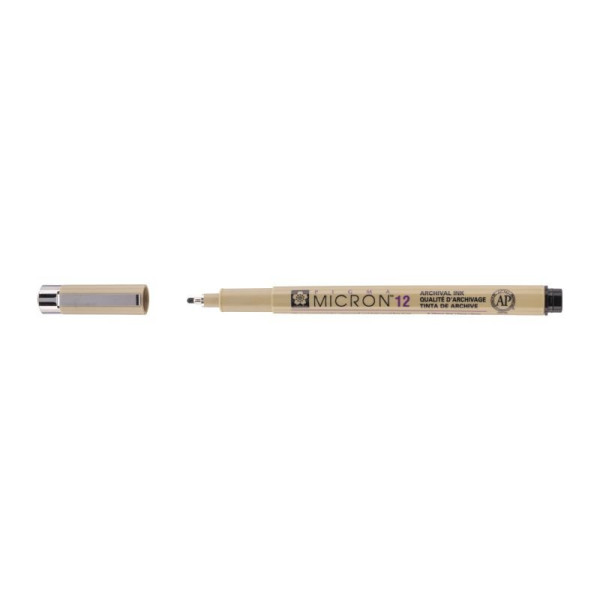 ΜΑΡΚΑΔΟΡΟΣ SAKURA MICRON 12 ΜΑΥΡΟ PIGMA