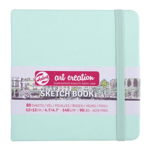 ΜΠΛΟΚ ΣΧΕΔΙΟΥ 12x12 Fresh Mint ΜΕ ΛΑΣΤΙΧΟ ART CREATION 140g 80ΦΥΛΛΑ