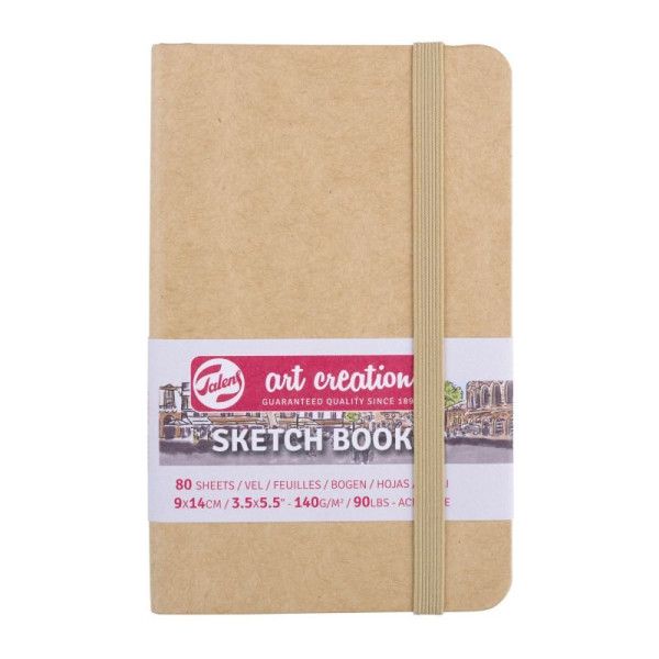 ΜΠΛΟΚ ΣΧΕΔΙΟΥ 9x14 Kraft ΜΕ ΛΑΣΤΙΧΟ ART CREATION 140g 80ΦΥΛΛΑ