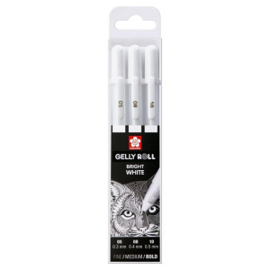 ΣΤΥΛΟ GELLY ROLL BASIC WHITE ΣΕΤ3 (05/08/10)