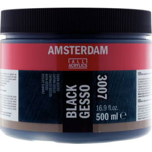 AMSTERDAM GESSO BLACK 3007 500ml