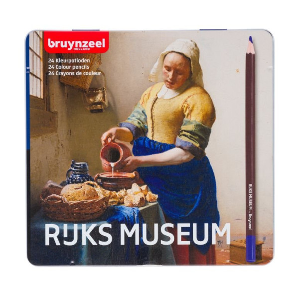 ΣΕΤ ΞΥΛΟΜΠΟΓΙΑΣ ΣΕ ΜΕΤΑΛΛΙΚΗ ΚΑΣΕΤΙΝΑ RIJKSMUSEUM - THE MILKMAID | 24ΤΕΜ