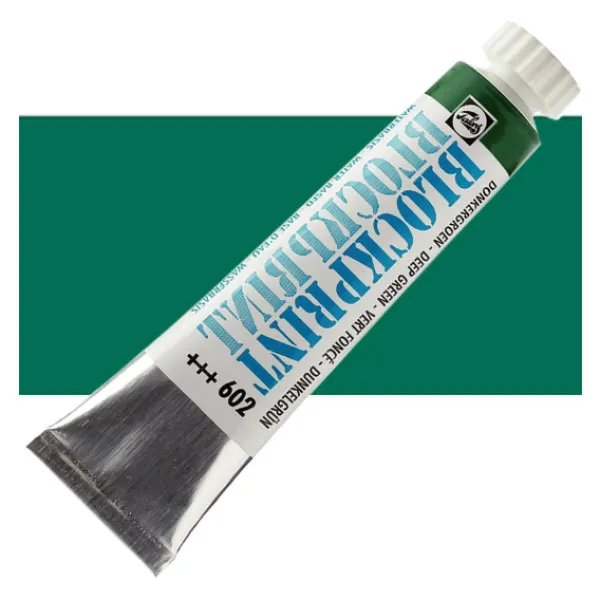 ΜΕΛΑΝΙ BLOCKPRINT WTC 602 Deep Green 20ml