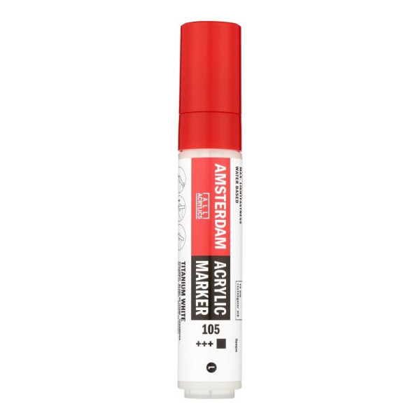 ΜΑΡΚΑΔΟΡΟΣ ΑΚΡΥΛΙΚΟΣ AMSTERDAM 15mm 105 Titanium White SW